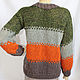 Заказать Вязаный кардиган на пуговицах. Knit by Heart - Вязаная одежда 富. Ярмарка Мастеров. . Кардиганы Фото №3