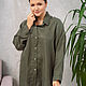 Shirt in man style green. Blouses. NATALINI. My Livemaster. Фото №12