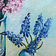 Order Oil painting Hyacinths and Muscari Canvas 30 x 24 Spring flowers. matryoshka (azaart). Livemaster. . Pictures Фото №3