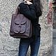 Order bag handmade of genuine leather with a large pocket. migotobags. Livemaster. . Classic Bag Фото №3