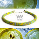 Harness beaded necklace Lemon fresh, Necklace, Suzdal,  Фото №1
