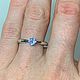 Кольцо с прекрасным природным танзанитом 0,5 ct, Кольца, Краснодар,  Фото №1