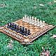 Carved chess 'Classic' Art. .080, Backgammon and checkers, Moscow,  Фото №1