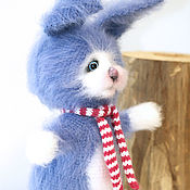 Куклы и игрушки handmade. Livemaster - original item Soft toys:Rabbit Golubchik Crocheted toy. Handmade.