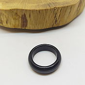 Украшения handmade. Livemaster - original item 17.25 Ring made of black tinted quartz (chtk17252). Handmade.