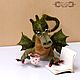 Order A dragon in a rare free moment. kovyazinat. Livemaster. . Felted Toy Фото №3