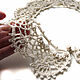Beige knitted doily for serving 24 cm. Collars. BarminaStudio (Marina)/Crochet (barmar). My Livemaster. Фото №5