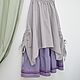 No. №219 Linen double boho skirt. Skirts. Olga V. Kazarinova. Online shopping on My Livemaster.  Фото №2