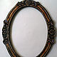 Carved wooden frame for mirror oval 80h60 cm. Mirror. Mikhail (ilmcarver). My Livemaster. Фото №4