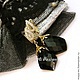 PARTY IN BLACK, серьги с черным ониксом. Серьги классические. МАЙЯ (Maya-Mi Design). Интернет-магазин Ярмарка Мастеров.  Фото №2