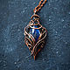 Order Elven pendant with blue Labradorite Copper Pendant with Labrador. Strangell Jewelry. Livemaster. . Pendant Фото №3