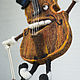 felt toy: The double bass is dancing for You. Felted Toy. Prazukina_Dream. My Livemaster. Фото №6