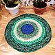 Crocheted rug ' Emerald'. Floor mats. dary-prirody-1 (domashnij-uyut-1). Online shopping on My Livemaster.  Фото №2