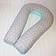 Подушка для беременных U- образная. Подушка для кормления. Анна antistress. Интернет-магазин Ярмарка Мастеров.  Фото №2