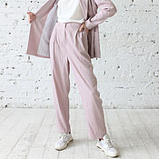Одежда handmade. Livemaster - original item pants pink. Handmade.