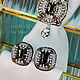 Gemelos Conde De Montecristo. Gemelos negros de las mujeres de los hombres con el cristal. Cuff Links. LADY-LIZA jewelry shop. Ярмарка Мастеров.  Фото №7