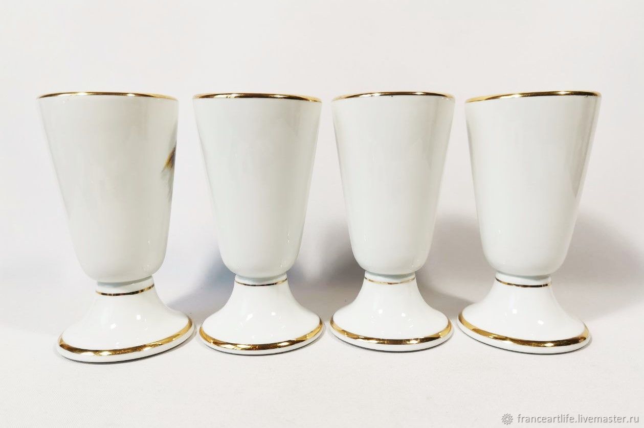 Винтаж: В РОССИИ. Фарфоровые стаканы \"МАЗАГРАНЫ\", Лимож, Франция купить ...