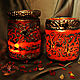 Candle holder vase POMEGRANATES from GRANADA (set of 2 PCs). Candlesticks. pictures & decor of TanyaSeptember. My Livemaster. Фото №4