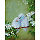 Oil painting of the bird ' The Promise of tenderness', Pictures, Belorechensk,  Фото №1
