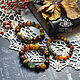 Set of three bracelets 'Honey Autumn'. Bead bracelet. Handiwork decorations. My Livemaster. Фото №5