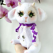 Куклы и игрушки handmade. Livemaster - original item Amigurumi dolls and toys: Knitted toy Goat. Handmade.