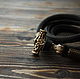 Thor's hammer bracelet with Thor's hammer. Phalanx ring. MintTiger. Online shopping on My Livemaster.  Фото №2