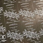 Свадебный салон ручной работы. Ярмарка Мастеров - ручная работа Wedding invitations made of transparent acrylic.. Handmade.