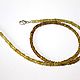 Желтые сапфиры 3мм нить 33,5см. Бусины. Beads. Ярмарка Мастеров.  Фото №5