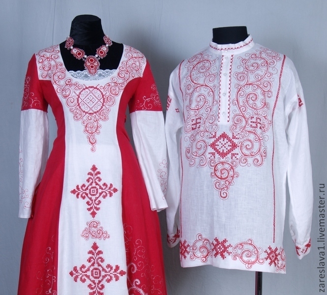 Народные свадебные костюмы россии