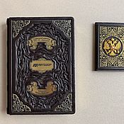 Сувениры и подарки handmade. Livemaster - original item AVTODOR diary,passport cover (leather). Handmade.
