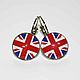 Order Earrings British flag (earrings). Linda (LKdesign). Livemaster. . Earrings Фото №3