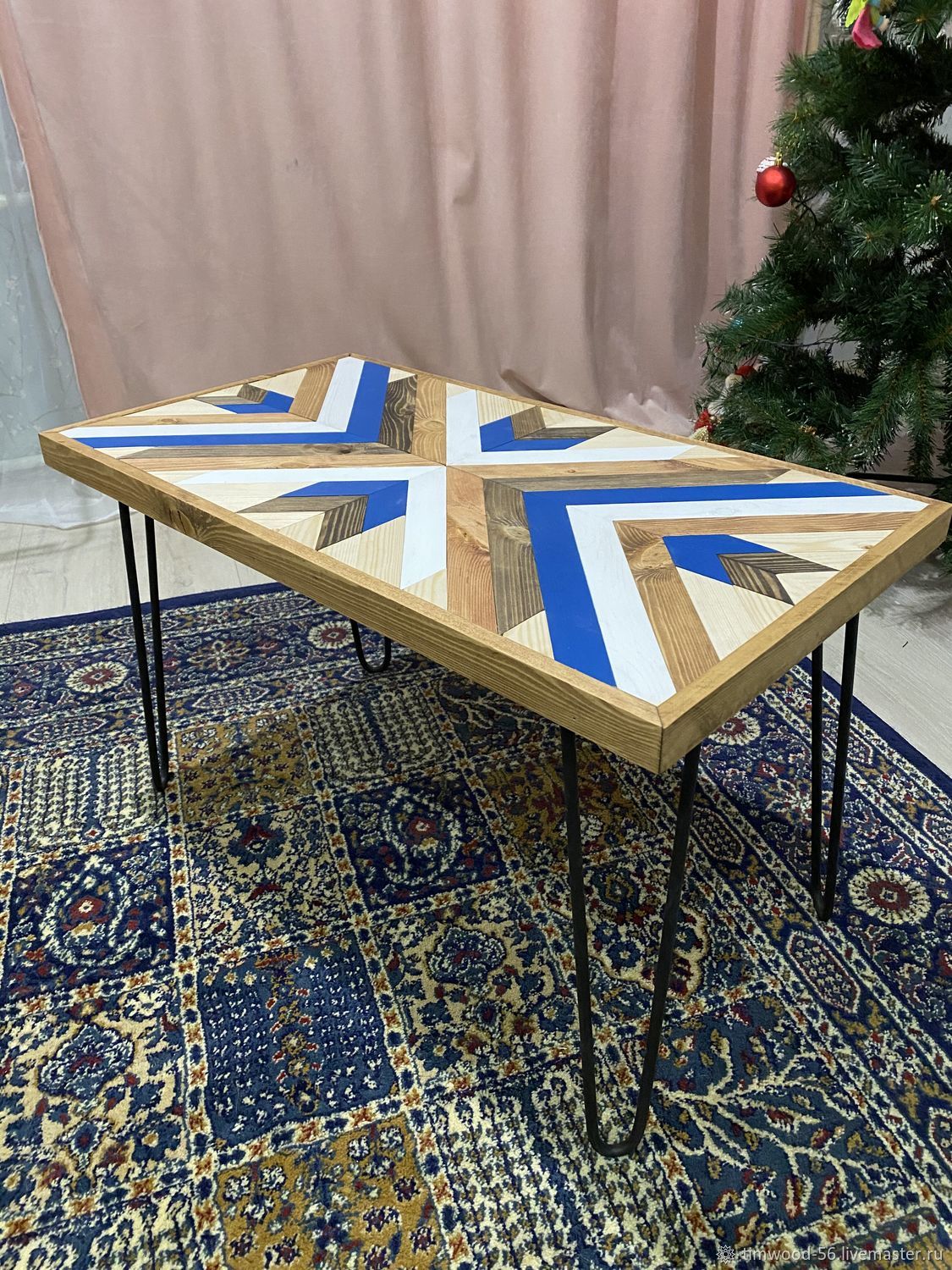 Кованые столы с мозаикой