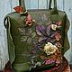 Сумка кожаная " Vintage rose". Классическая сумка. Авторские сумки LAVDIA. Ярмарка Мастеров.  Фото №5