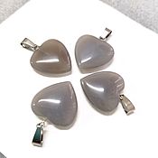 Материалы для творчества handmade. Livemaster - original item Agate Heart Pendant, Stone Heart Pendant. Handmade.