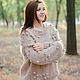 Свитер мохеровый с шишечками бежевый. Свитеры. Prettywoman_look. Интернет-магазин Ярмарка Мастеров.  Фото №2
