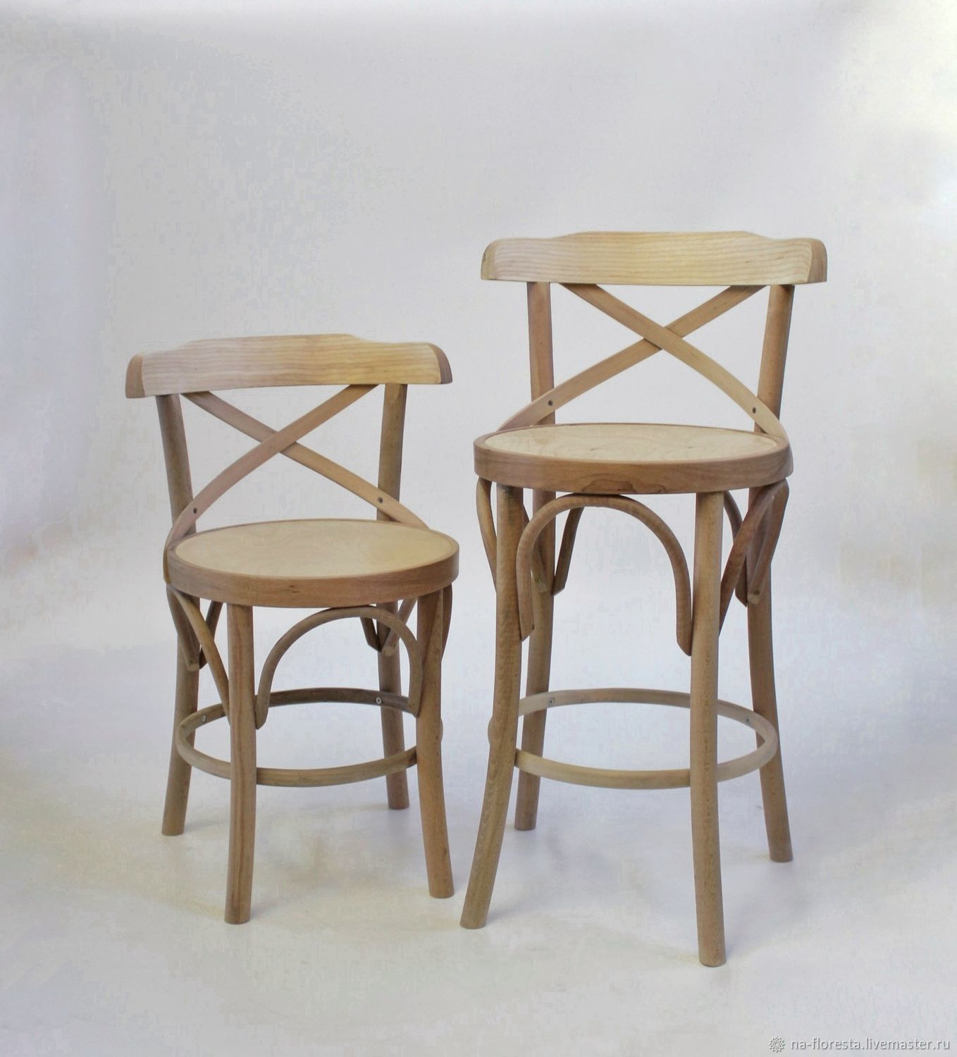 Современные полубарные стулья для кухни