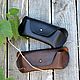 Leather case for glasses, Eyeglass case, Sizran,  Фото №1