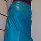 Skirt genuine leather emerald green. Skirts. MartAnas (martanas). Online shopping on My Livemaster.  Фото №2