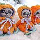Тедди Мишка. Мишка панда апельсин. Мишки Тедди. STRUZHKA_Teddy_  (bayova). Ярмарка Мастеров.  Фото №4