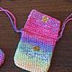 HANDBAG PURSE FOR KIDS knitted (vertical). Bags for children. Gala Devi (crochet design). My Livemaster. Фото №5