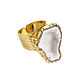 Order Large white ring with quartz, buy a ring with a stone as a gift. Irina Moro. Livemaster. . Rings Фото №3