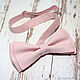 Галстук-бабочка однотонный розовый. Галстуки. Super bow ties. Ярмарка Мастеров.  Фото №5