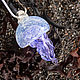 Lilac Medusa Pendant, Pendant, St. Petersburg,  Фото №1