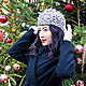 Hat pie ' Snow leopard'. Hats1. Novozhilova Hats. My Livemaster. Фото №4