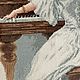 Заказать Вышитая крестом картина «Девушка за роялем». Svetlana-4cj. Ярмарка Мастеров. . Картины Фото №3