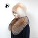 Fur collar Fox fur 'Crystal' No. №1. Collars. Mishan (mishan). Online shopping on My Livemaster.  Фото №2