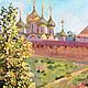 Oil painting 'Hot morning. Suzdal'. Pictures. Fine Art for Joy. My Livemaster. Фото №4