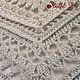 Заказать  шаль  вязаная ажурная крючком из хлопка. Knitted-stori. Ярмарка Мастеров. . Шали Фото №3