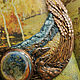 "Russian wolfhound. Autumn" колье. Колье. Julia Chernopazova Art Jewelry. Ярмарка Мастеров.  Фото №4
