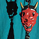 Подвеска мини-хання Firestarter. Подвеска. Qarma Masks. Ярмарка Мастеров.  Фото №4